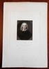 Thomas Hobbes British Philosopher c. 1850's fine India Proof engraved portrait