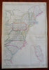 United States Pre-Civil War California New York 1860 Blackie three sheet map