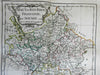 Holy Roman Empire Upper Lower Rhine Swabia Franconia 1780 Vaugondy engraved map