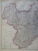 War Map Northern Italy Sardinia Piedmont Savoy Parma Modena c.1856-72 Weller map