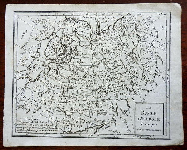 Russian Empire Muscovy Astrakhan Ukraine Poland Finland c. 1795 map