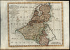 Netherlands United Provinces Nederland Belgium c.1778 Bowen lovely old map