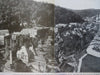 Hot Springs Arkansas Panoramic Bird's Eye View 1902 folding photo city view