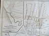 Buffalo New York New Amsterdam 1851 Pease historical city plan