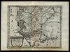Straits of Magellan Tierra del Fuego Patagona Argentina 1699 Sanson rare map