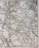 American Southwest California Arizona New Mexico 1881 Petermann detailed map