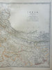 Northern India Rajputana Kashmir Punjab Delhi Agra Bombay 1868 Johnston map