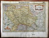 Namur Limburg Low Countries Belgium Netherlands 1638 Mercator miniature map