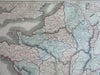 Ancient Gaul Tribal Divisions Paris 1855 Philip Historical map