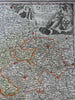 Franconia Germany Holy Roman Empire Nuremberg c. 1750 Homann decorative map