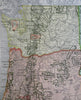 Western U.S. California Colorado Arizona Utah Nevada 1912 McNally detailed map