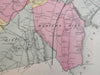Orange Maltby Park Allingtown Connecticut LI Sound 1868 Beers detailed town map
