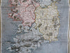 Ireland Dublin Cork Galway Derry Munster 1806 H. Tanner American engraved map