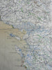 Corsica Western France Nantes La Rochelle Rochefort 1875 Lemercier large map