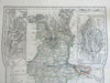 Oldenburg Bremen Quakenbruck German Empire Prussia 1873 Ravenstein map