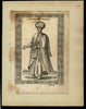 Greek merchant Greece 1570 de Nicolay wood engraved print ethnic cultural