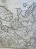 Eastern Europe Russia Scandinavia Ottoman Empire 1875 Stieler 6 sheet wall map