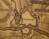 Battle Maestricht Holland Netherlands 1740s Basire antique decorative folio map
