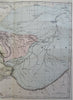 West Africa Mts. of Kong 1855 Guinea Senegal Gambia Niger River Dufour map