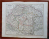 Ungarn Kingdom of Hungary Transylvania Budapest 1853 Stulpnagel detailed map