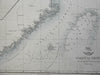Chinese Coast from Hainan Island to San Moon Bay 1860's Weller map