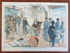 Judge Frank Beard Art Political Cartoons 1880's Lot x 14 rare color prints