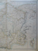 France w/ foreign island possessions insets c. 1855-60 Fullarton large map