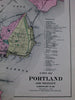 Portland Maine 1890's Colby Stuart city plan businesses owners hotels hospital