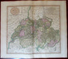 Switzerland Cantons Dependencies Grisons 1811 John Cary lovely large old map