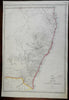 New South Wales Australia 1858 Weller Weekly Dispatch map Tooley #1318 detailed