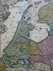 Dutch Netherlands United Provinces Holland c. 1750 Homann decorative folio map