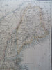 United States New England New York Pennsylvania Ohio c. 1855-60 Fullarton map
