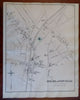 Needham Wellesley Norfolk County Massachusetts 1871 detailed township map