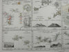 Volcanic Islands of World Cape Verde Sicily Azores Antilles Iceland 1850 map