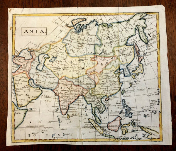 Asia Arabia China British India 1805 w/ Company's Land map