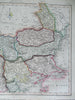 Ottoman Balkans Albania Macedonia Serbia Bosnia c. 1850-8 Archer engraved map