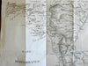 Southern Italy Calabria Naples Reggio Calabria Messina 1842 scarce Italian map