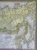 Russia in Asia Siberia Kamchatka Japan Aral Sea Caucasus c. 1846-9 Mitchell map