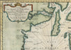 Hudson Bay Ontario Canada c.1746 Bellin antique map Kershaw #456