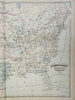 United States & Territories Alaska Dakota Oklahoma 1872 Asher & Adams map