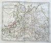 Russian Empire Finland Baltic States c1795-1806 Vaugondy Delamarche engraved map