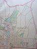 Bridgeport north Pequonnock Fairfield County city plan 1893 Connecticut Hurd map