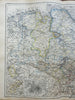 Hannover Brunswick Oldenburg Kingdom of Prussia Germany 1873 Ravenstein map