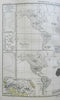 Rodents and Ruminating Mammals of the World Cattle Sheep Goats 1851 Berghaus map