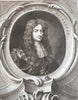 Laurence Hyde Earl of Rochester 1741 Houbraken decorative fine engraved portrait