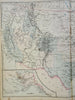 United States & Territories Alaska Dakota Oklahoma 1872 Asher & Adams map