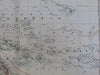Australia New Zealand Pacific Sandwich Islands Tasmania 1868 old Johnston map