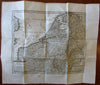 Holland Netherlands Nederland 1738 Tirion folio XII Provinces antique map