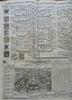 Germany U.K. House of Hanover Genealogical Chart Cadet 1720 large engraved print