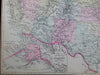 United State Alaska Territory westward migration railroads 1879 Gray old map